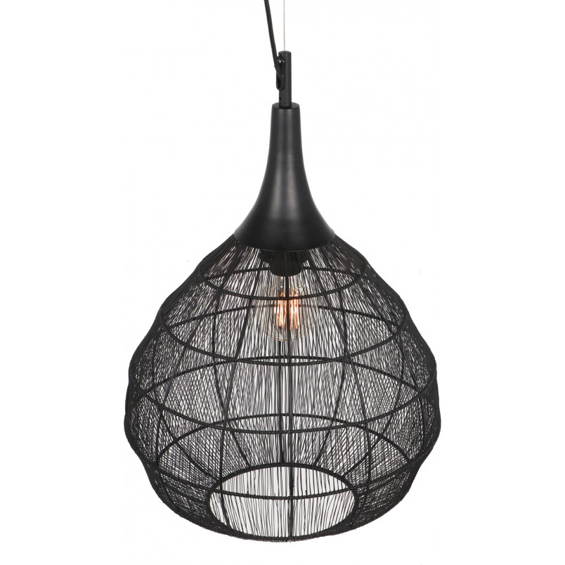 Lampa wisząca orientalna Soraya czarna | Trio - Elegancki design