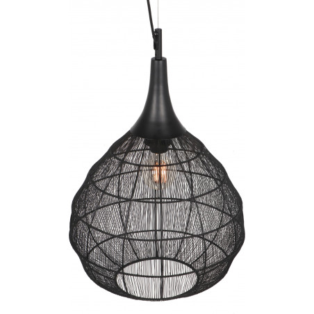 Lampa wisząca orientalna Soraya czarna | Trio - Elegancki design