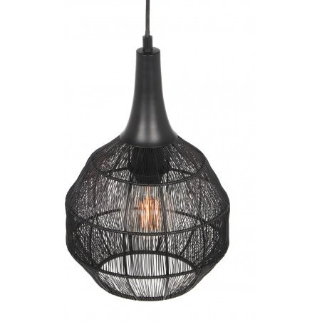 Lampa wisząca Soraya czarna - Trio | Styl orientalny