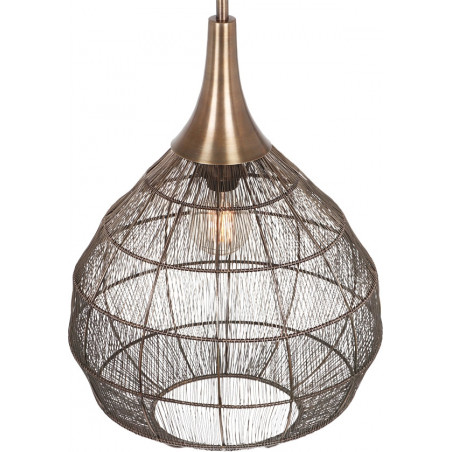 Lampa wisząca orientalna Soraya Trio - Patyna | Kup online
