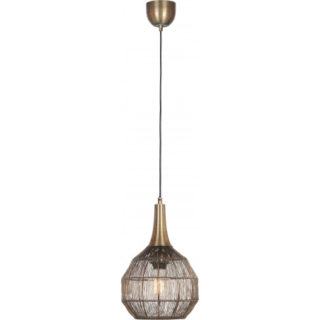 Lampa wisząca orientalna Soraya Trio | Patyna, 26cm