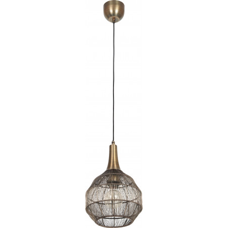 Lampa wisząca orientalna Soraya Trio | Patyna, 26cm