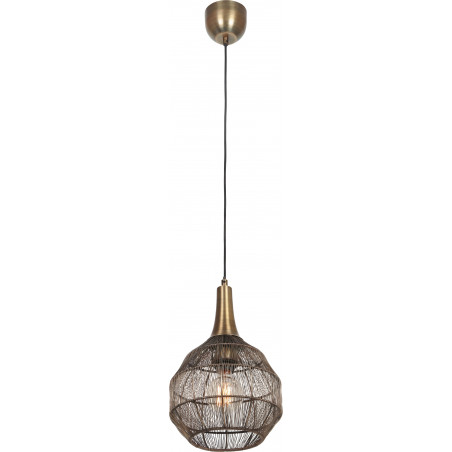 Lampa wisząca orientalna Soraya Trio | Patyna, 26cm