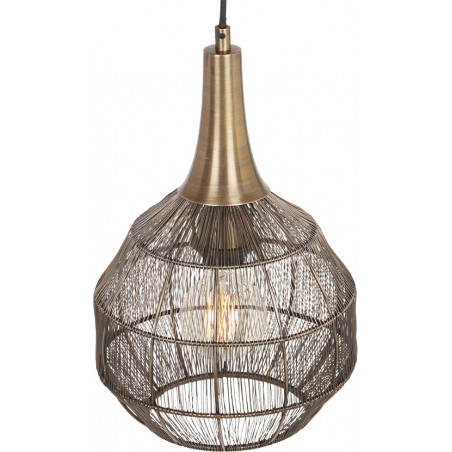 Lampa wisząca orientalna Soraya Trio | Patyna, 26cm