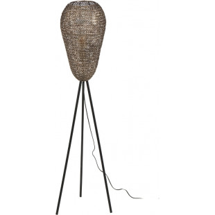 Lampa podłogowa orientalna trójnóg Ziva 140cm patyna Trio
