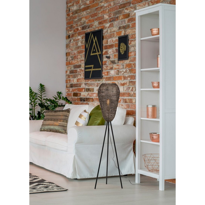 Lampa podłogowa Trio Ziva: Orientalny klimat w Twoim domu | Patyna