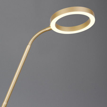 Lampa podłogowa złota Trio Willis LED | Regulacja światła