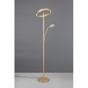 Lampa podłogowa złota Trio Willis LED | Regulacja światła