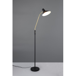 Lampa podłogowa Traveller Trio | Czarna, Regulowana, Skandynawska