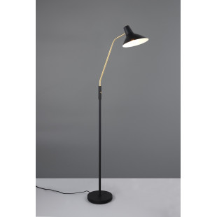Lampa podłogowa Traveller Trio | Czarna, Regulowana, Skandynawska