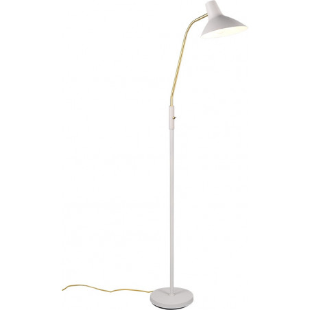 Lampa podłogowa Traveller szara Trio | Regulowany klosz | Skandynawski design
