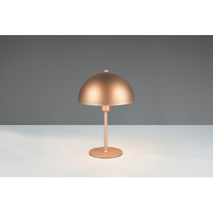 Lampa stołowa Trio Nola "Grzybek" - Brązowa, Retro, 20cm