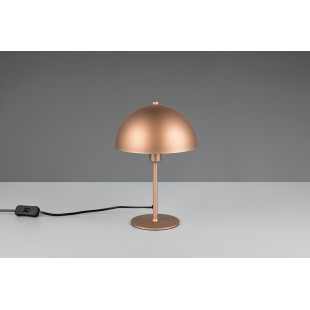 Lampa stołowa Trio Nola "Grzybek" - Brązowa, Retro, 20cm