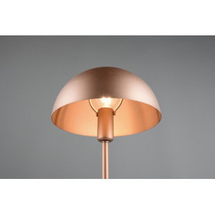 Lampa stołowa Trio Nola "Grzybek" - Brązowa, Retro, 20cm