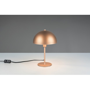 Lampa stołowa Trio Nola "Grzybek" - Brązowa, Retro, 20cm