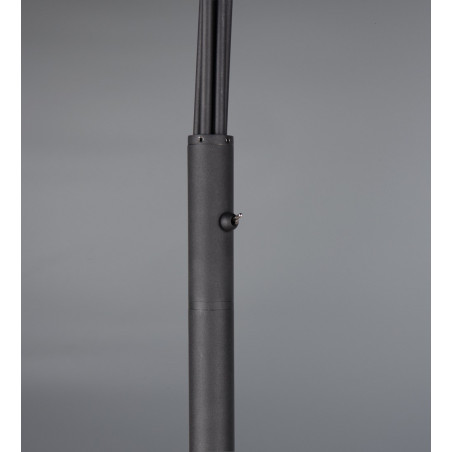 Lampa podłogowa Trio Marley | 5 punktów, czarny metal