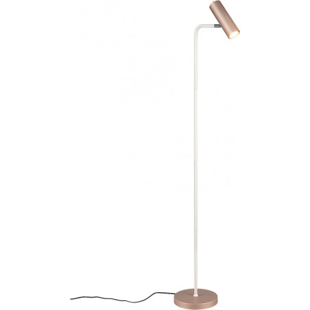 Lampa podłogowa Trio Marley, brązowa - Minimalizm i styl