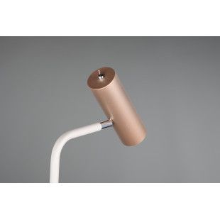 Lampa podłogowa Trio Marley, brązowa - Minimalizm i styl