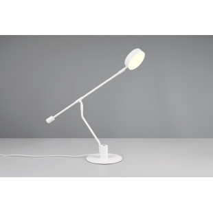 Lampa biurkowa LED Trio Manduro - Ściemniacz dotykowy | Biała