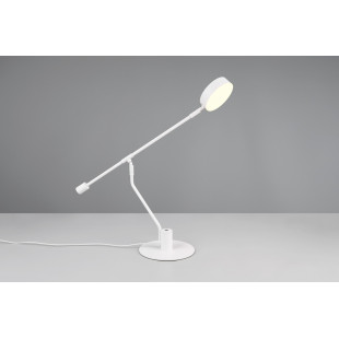 Lampa biurkowa LED Trio Manduro - Ściemniacz dotykowy | Biała