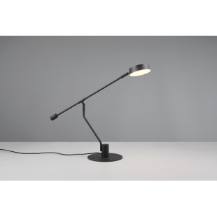 Lampa biurkowa Trio Manduro LED - czarna, ściemniacz dotykowy