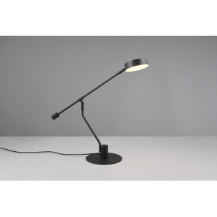Lampa biurkowa Trio Manduro LED - czarna, ściemniacz dotykowy