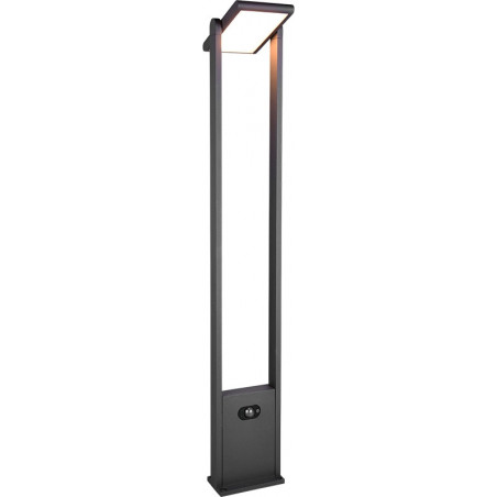 Słupek Ogrodowy Solarny Trio Malawi | LED, Czujnik Ruchu