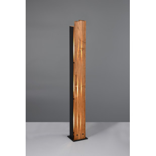 Lampa podłogowa drewniana Trio Karuni | Loft, 121cm