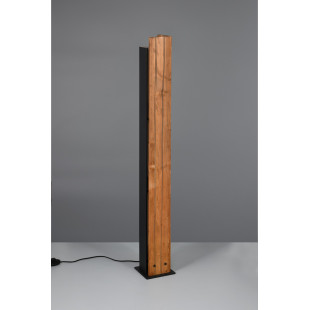 Lampa podłogowa drewniana Trio Karuni | Loft, 121cm