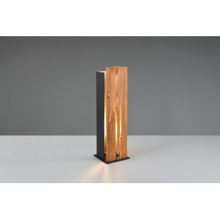 Lampa stołowa drewniana Trio Karuni | Loft 40cm