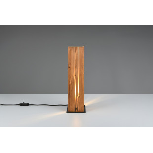 Lampa stołowa drewniana Trio Karuni | Loft 40cm