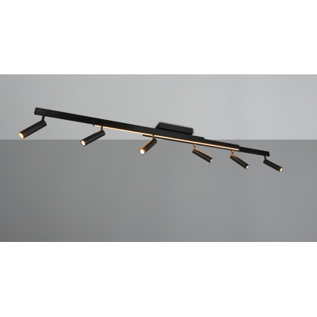 Reflektor sufitowy LED Trio Zeno VI 180cm - Pilot i Ściemniacz