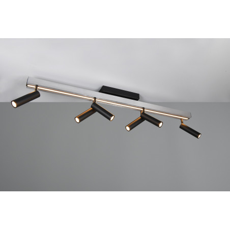 Reflektor sufitowy LED Trio Zeno VI 180cm - Nowoczesny design
