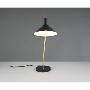 Lampa na biurko Traveller czarna Trio