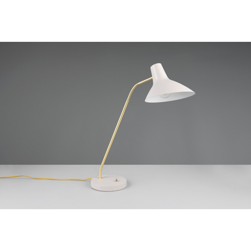 Lampa biurkowa Traveller szara Trio - Skandynawski design