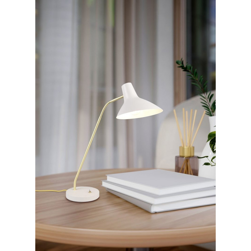 Lampa biurkowa Traveller szara Trio - Skandynawski design
