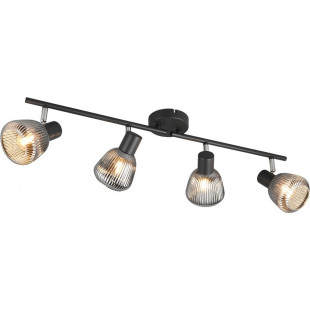 Reflektor sufitowy Trio Tarifa IV | Loftowy design, szkło, 70cm