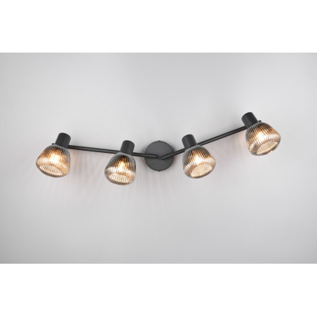 Reflektor sufitowy Trio Tarifa IV | Loftowy design, szkło, 70cm