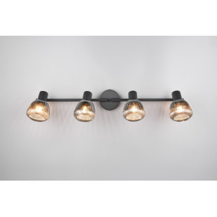 Reflektor sufitowy Trio Tarifa IV | Loftowy design, szkło, 70cm