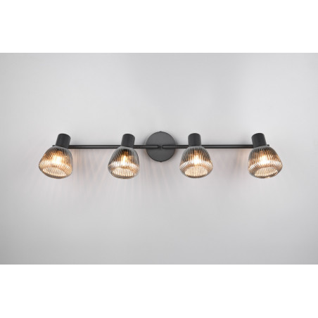 Reflektor sufitowy Trio Tarifa IV | Loftowy design, szkło, 70cm