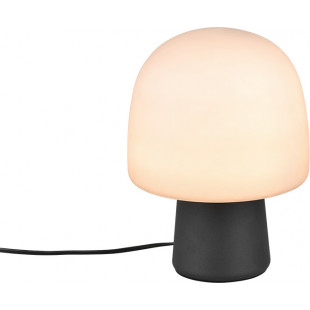 Lampa Steen Trio: Szklana lampa stołowa szara - Elegancki design