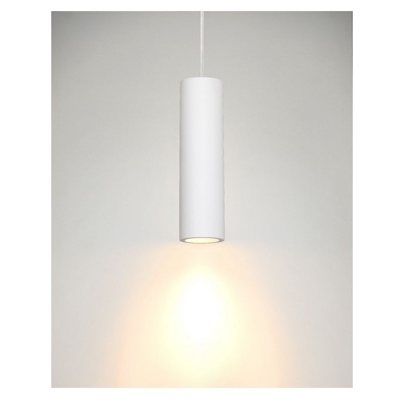 Lampa wisząca tuba Gipsy biała | Lucide - Sklep z lampami