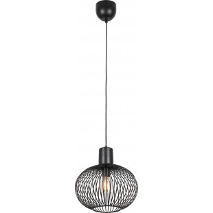 Lampa wisząca Gila Trio - czarny mat | Loftowa lampa