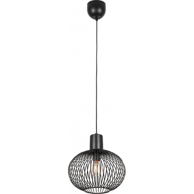 Lampa wisząca Gila Trio - czarny mat | Loftowa lampa