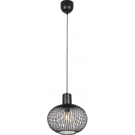 Lampa wisząca Gila Trio - czarny mat | Loftowa lampa