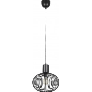 Lampa wisząca Gila Trio - czarny mat | Loftowa lampa