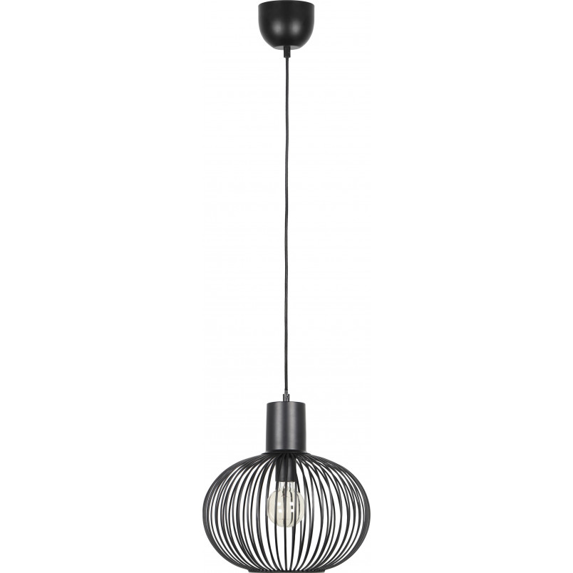 Lampa wisząca Gila Trio - czarny mat | Loftowa lampa