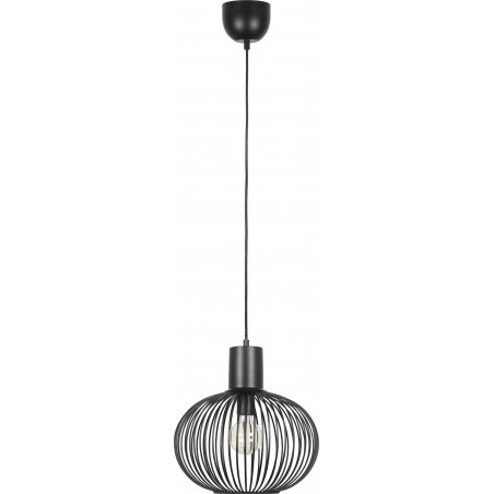 Lampa wisząca Gila Trio - czarny mat | Loftowa lampa