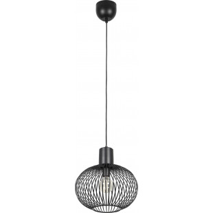 Lampa wisząca Gila Trio - czarny mat | Loftowa lampa