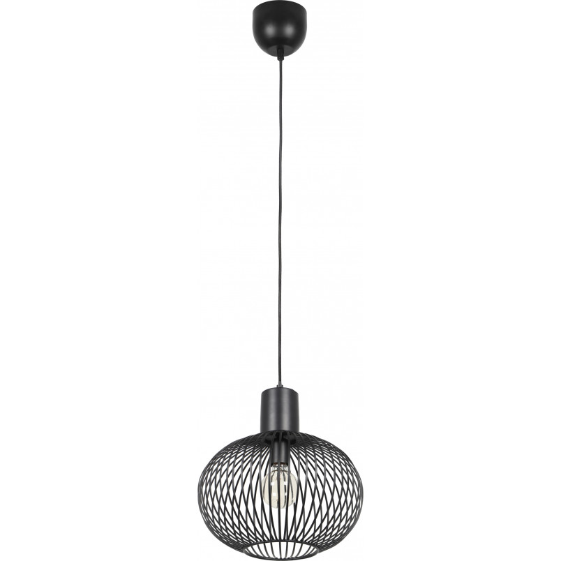 Lampa wisząca Gila Trio - czarny mat | Loftowa lampa